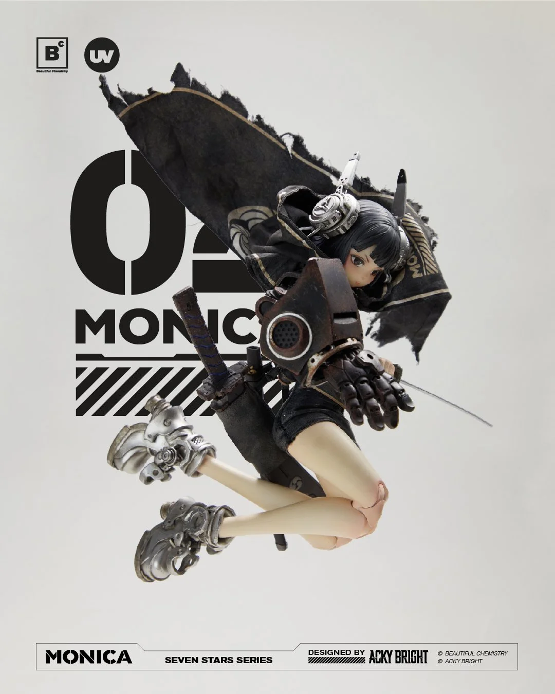 BC x Acky Bright セブンスターズ No.02 Monica Beautiful Chemistry x Acky Bright 1/6 Seven Starsシリーズ 02号